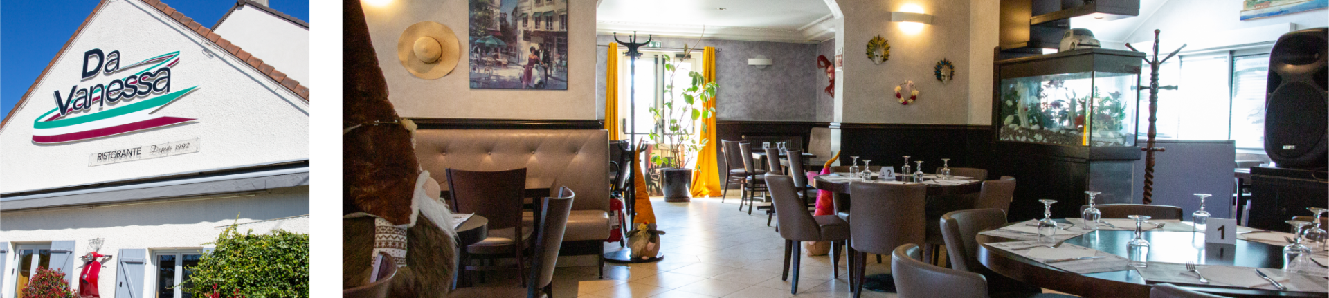 Le restaurant - Da Vanessa - restaurant OZOIR-LA-FERRIERE - restaurant italien ozoir - pizzeria ozoir la ferrière